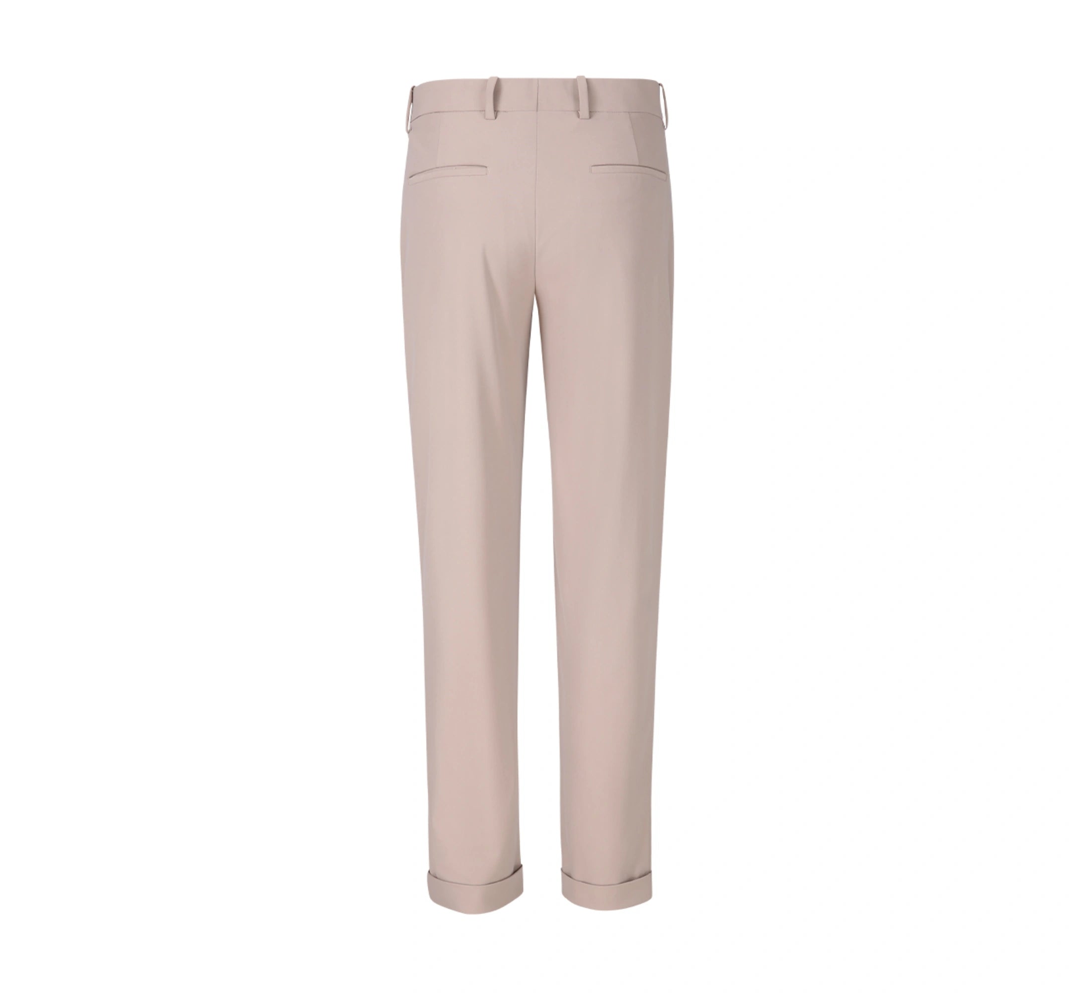 Tailored Khaki Wool Trousers