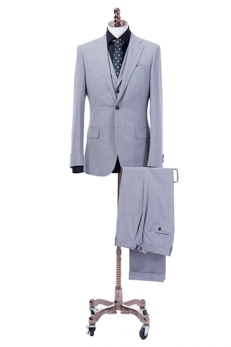 Three Piece Everyday Suit with Notch Lapel