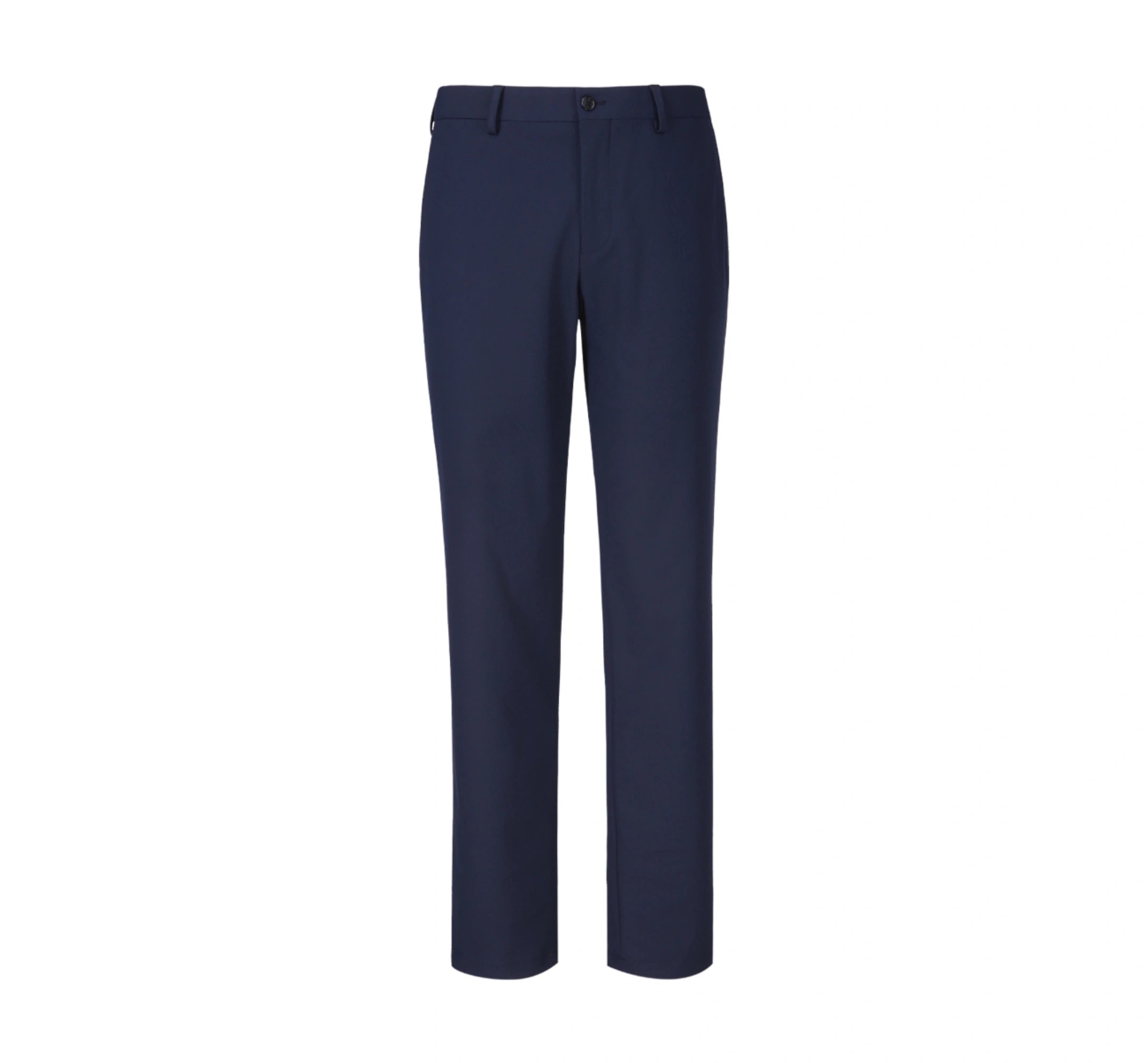 Tailored Navy Wool Trousers