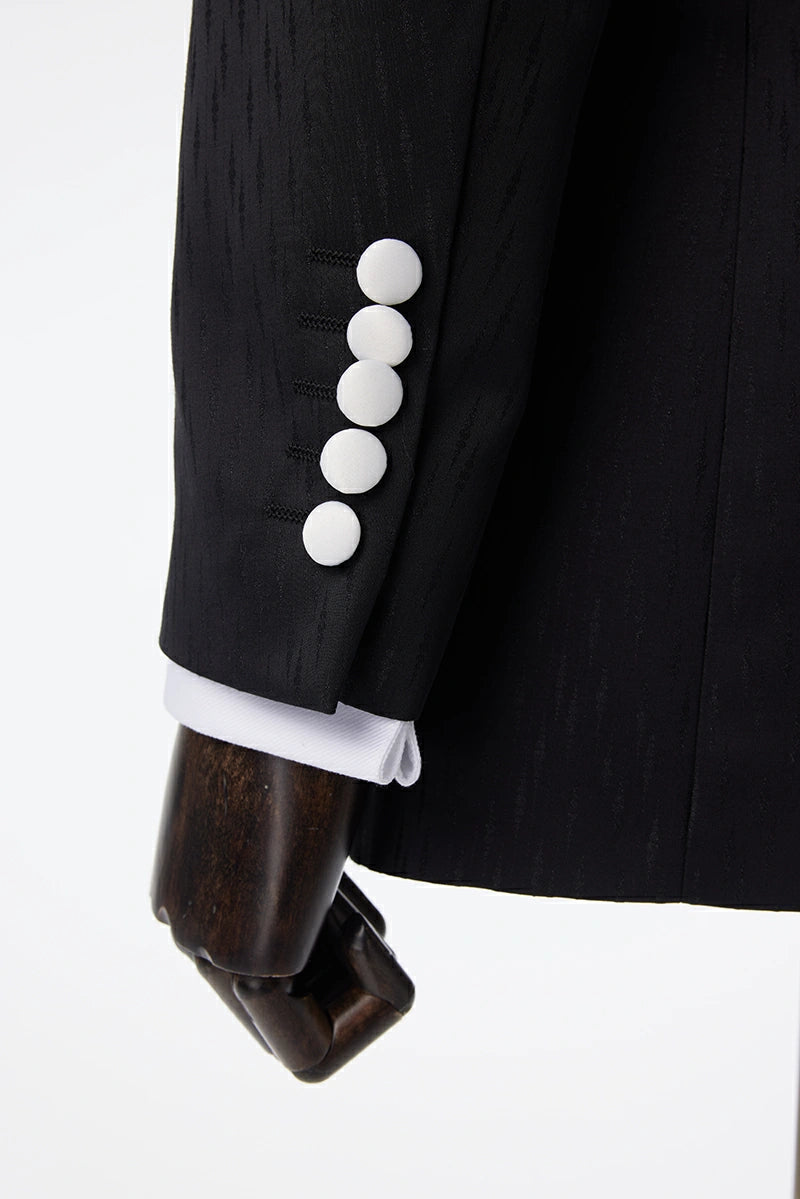 Tuxedo Jacket with Contrast Piping